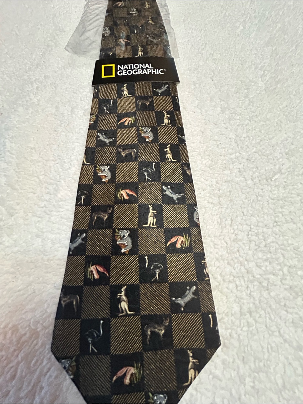 🎁3 for $30 - National Geographic Animal Silk Tie